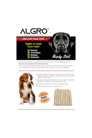 Algro Kuzu İşkembeli Munchy Stick Çiğnemelik Yenilebilir 400 G