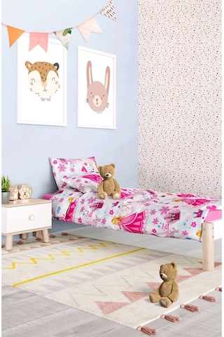 Mulberry Prenses Genç Nevresim Takımı 160 x 220 Pembe