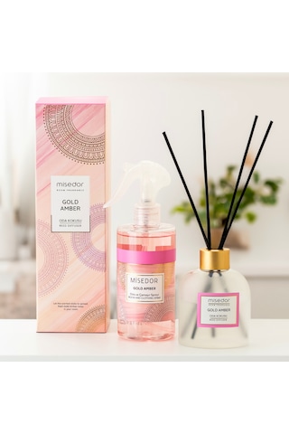 Misedor Gold Amber Çubuklu Oda Kokusu 120 ML
