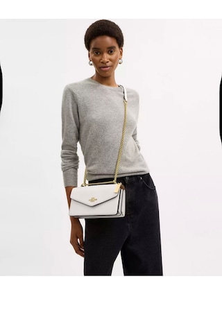 Coach Klare Envelope Crossbody Kadın Çanta Krem