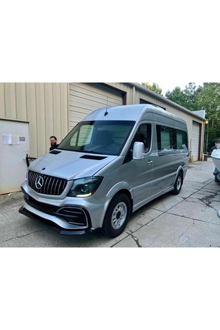 Mercedes Sprinter W906 Gtr Ön Panjur Izgara Seti Krom-siyah 2014-