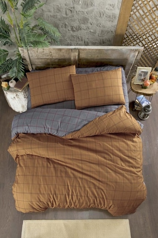Bonita Nevresim Takımı Çift Kişilik 4 Parça 200x220 Kahverengi/çift Kişilik Diğer