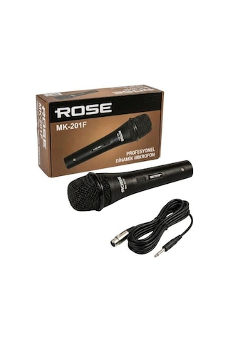 Rose Mk-201f Kablolu El Mikrofonu - Metal Kasa