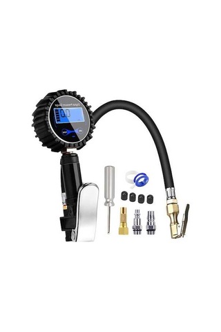 Flybuy Suntek Dijital Lastik Şişirme Pompası 3-200psı, Stil-b, Küçük Boyutlu