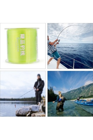 Novahub Dayanıklı Naylon Misina - 500m, Hızlı Batma, Aşınma Dirençli, 14.3-40.5lb Çekme Gücü, Daha İyi Bağlama Teknolojisi