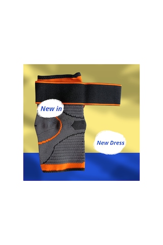 Yıwu Sporcu Dizliği Elastik, Kemer Destekli, Voleybol, Fitness, Basketbol, Unisex Dizlik L