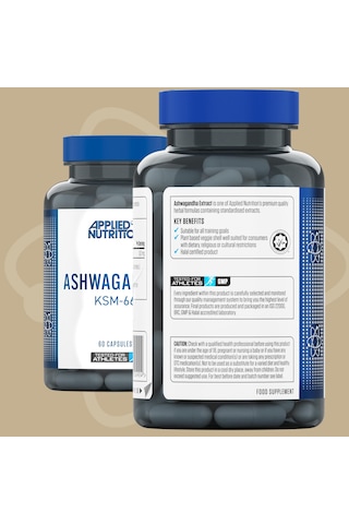 Applied Nutrition Ashwaganda Ksm66 60 Caps