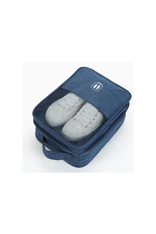 Neevoyu Seyahat Ayakkabı Depolama Çantası Su Geçirmez Organizatör 3 Çift Ayakkabı Taşıyabilir Siyah Spor Ayakkabı Çantası Siyah