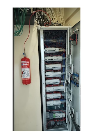 Santral 6 Kg Fm200 Otomatik Pano Söndürme Sistemi Yangın Tüpü Elektrik Panoları Ve Özel Alanlar