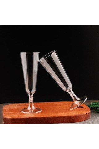 Cbtx Plastik Şeffaf Çıkarılabilir Kadeh Bölünmüş Kırmızı Şarap Kokteyl Bardağı Mus Bardağı Tatlı Bardağı Şeffaf