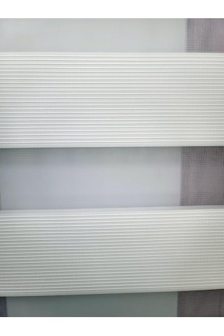 Bbb Mikro Pliseli Stor Zebra Perde Beyaz Mz483