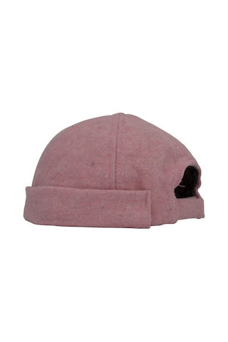 Şapkadan Kışlık Yünlü Hiphop Bere Pudra Docker Şapka 45645dr56681 Pudra