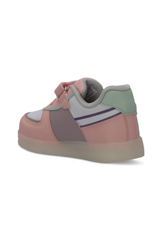 Slazenger PERLE Çocuk Cırt Cırtlı Beyaz / Pembe Sneaker