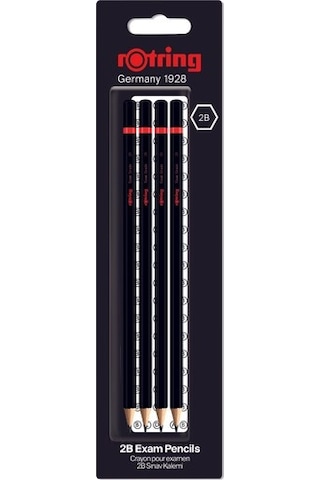 Rotring 2b Sınav Kurşun Kalemi 4'lü
