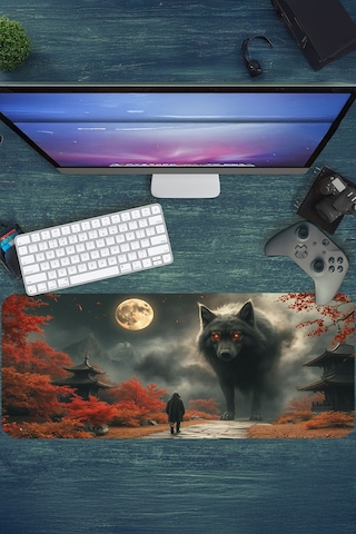 Gaming Oyuncu Xl Mouse Pad Kaydırmaz Dikişli 80 30 Cm Mousepad 21