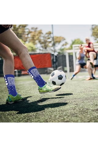 3 Çift Kaymaz Futbol Çorapları Erkekler Ve Kadınlar İçin, Futbol, Basketbol, Yoga, Koşu Ve Bisiklet İçin Tutucu İle Nefes Alabilir Atletik Çoraplar Çok Renkli