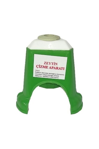 Kolay Zeytin Dilme Çizme Aparatı Pratik Kolay Zeytin Çizici Alet Beyaz