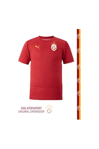 Galatasaray Kırmızı Puma A Takım Antrenman 5 Yıldız T-shirt Kırmızı