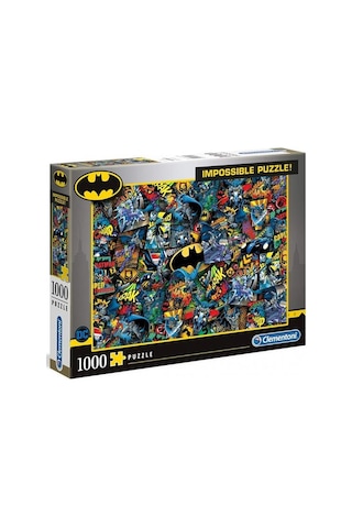 Batman 1000 Parça İmpossible Puzzle 39575 (Clementoni)