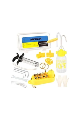 Artfulabode Sarı Hidrolik Fren Yağı Ve Tamir Sıvısı, Fren Doldurma, Disk Değiştirme, Bisiklet Ve Araç İçin Sarı