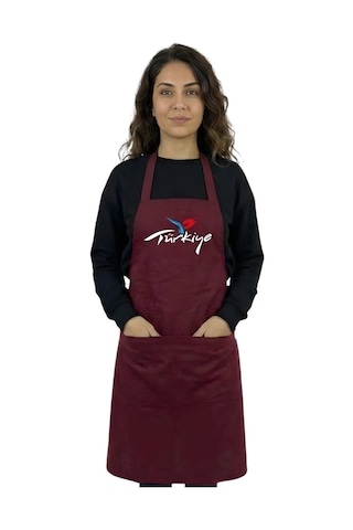 Formteks Baskılı Aşçı Önlük Siyah