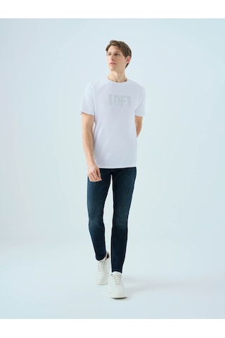 Loft Regular Fit Beyaz Erkek T-shirt Lf2038460 Beyaz