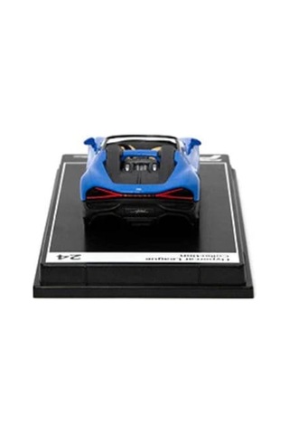 Hyper Car Bugatti Mistral French Racing Blue - League Collection 1/64 Model Araba