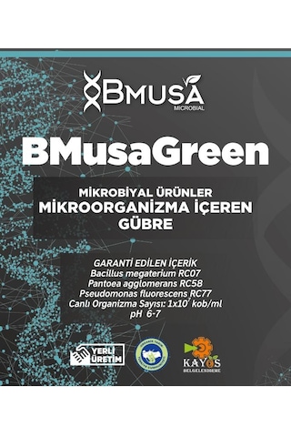 Bmusa Green 250cc Mikrobiyal Gübre 250 ML