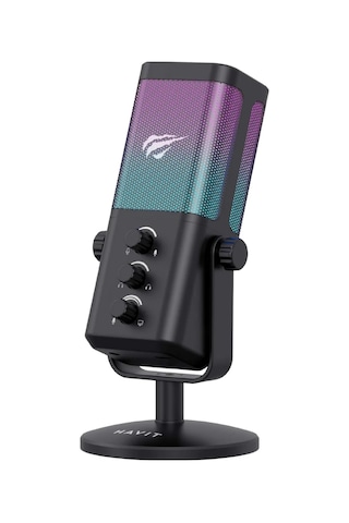 Havit Gk65 Rgb Profesyonel Yayıncı Mikrofonu 192khz 24bit Hi-fi Mfmfhvt0018