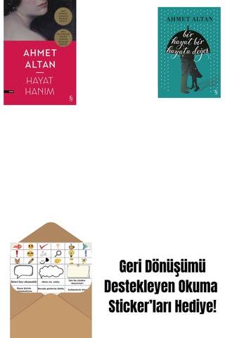 Hayat Hanım + Bir Hayat Bir Hayata Değer + Okuma Sticker'ları