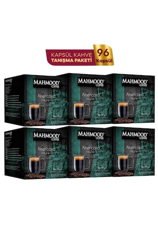 Mahmood Coffee Americano Kapsül Tanışma Paketi Dolce Gusto Uyumlu