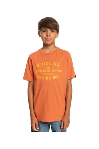 Quiksilver Qs Surf Lockup Ss Yth Erkek Çocuk Tişört Turuncu