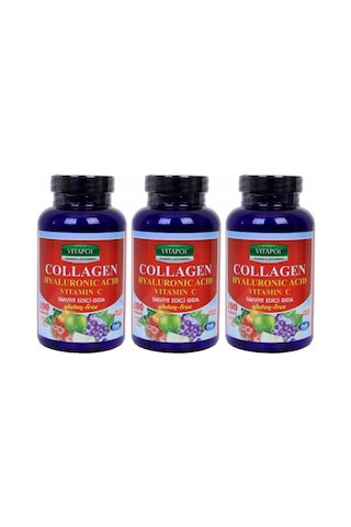 Vitapol Collagen Hyaluronic Acid Vitamin C 3X200 Tablet