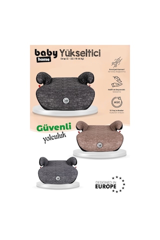 Baby Home 905 Gotime 15 36 Kg Yükseltici Oto Koltuğu Siyah