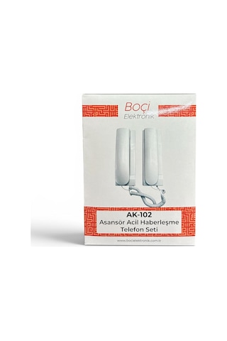 Boçi Ak 102 Asansör Ikili Telefon Seti N11.1289