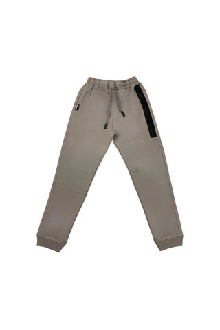 Erkek Çocuk Pamuklu Üç İplik Eşofman Altı-14849 Gri