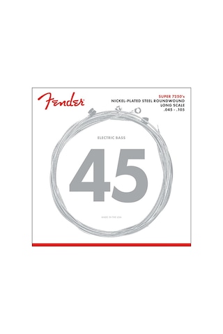 Fender Super 7250M Bass Strings Takım Tel Bas Gitar Teli 045-105