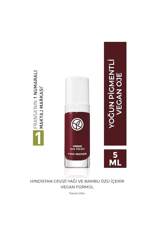Yves Rocher Go Green Oje-15 Koyu Bordo-99781