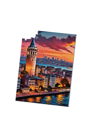 Btoys 1000 Parça Puzzle Galata Tower 9016