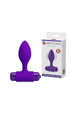 Lilitu Shop Pretty Love 10 Fonksiyonlu Titreşimli Anal Plug Mor