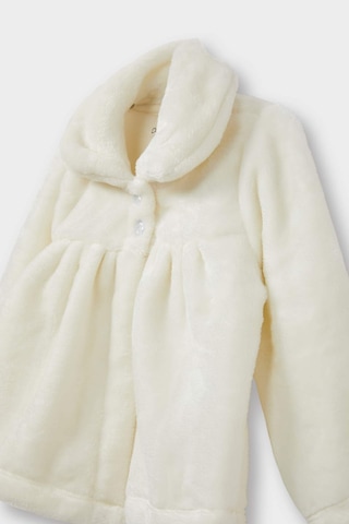 Defacto Kız Bebek Bebe Yaka Düğmeli Pelüş Hırka E8772a525auer233 Ekru