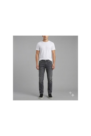 Levi's 502 Tap Erkek Dar Paça Tapered Likralı Kot Pantolon-0275 Füme