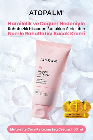 Hamilelere Özel Nemle Rahatlatıcı Serinletici Krem Atopalm Maternity Care Relaxing Leg Cream