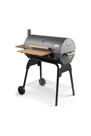 Grillord 75 Kömürlü Barbekü 1 Adet Döküm Izgaralı + Hediye Seti Önlük + Kılıf