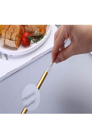 Cc Ggball Straw Fırça Temizleyici 10" Naylon Tüp Temizleyici Şişe Fırça Temizleme Seti 10'lu