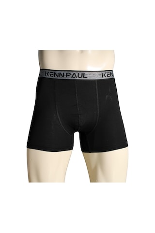 Kenn Paul S- 6xl Siyah Düz Pamuklu Lüks Boxer Büyük Beden Yumuşak Kumaş Çok Renkli