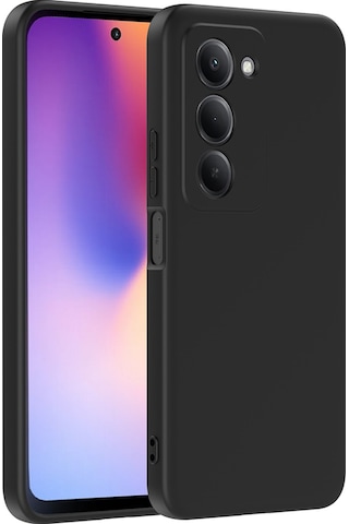 Xiaomi Redmi 15 Kılıf Mkst Mara Lansman Kapak - Siyah Siyah