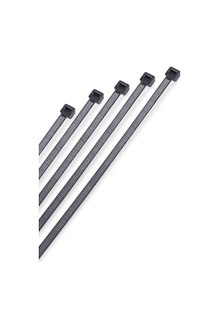 Siyah Kablo Bağı, 4.8x450mm, 100 Adet, Cırt Kelepçe Genel