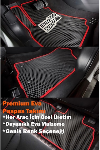 Mercedes S Serisi W221 2006-2013 Uyumlu Araca Özel Eva Oto Paspas Takımı