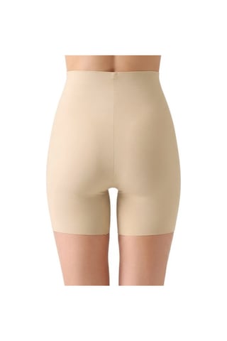 Cottonill Premium - Ten Lazer Kesim Yüksek Bel Görünmez Kadın Boxer